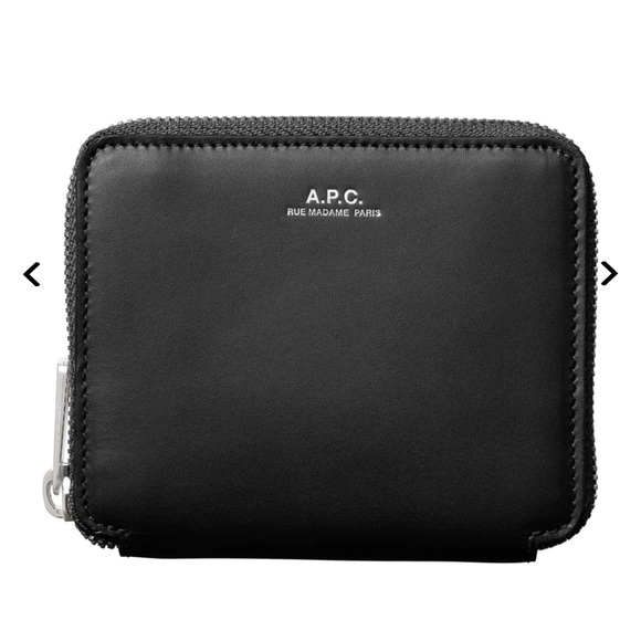 A.P.C. Malo Compact Wallet — Black